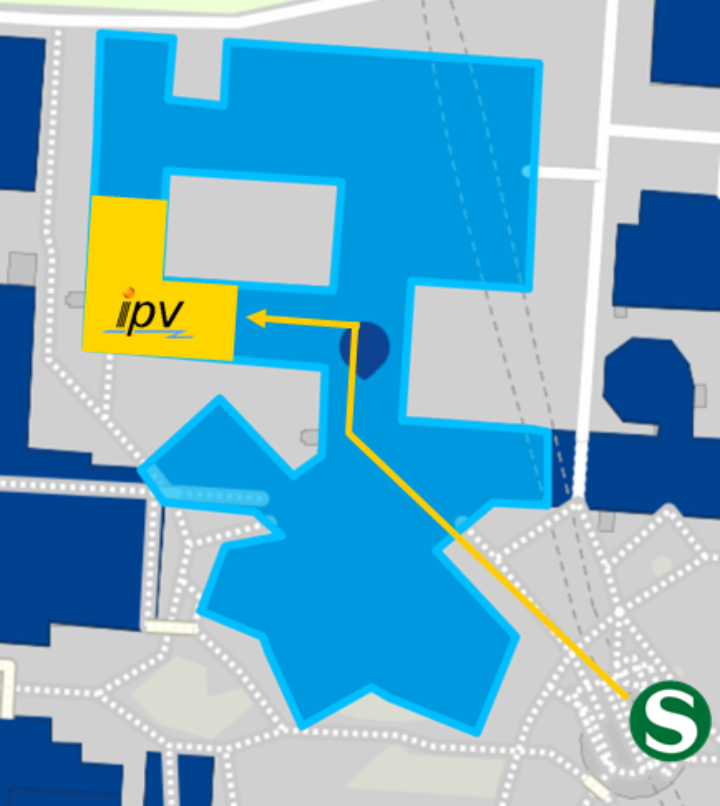 Location of the ipv within the building "Pfaffenwaldring 47"